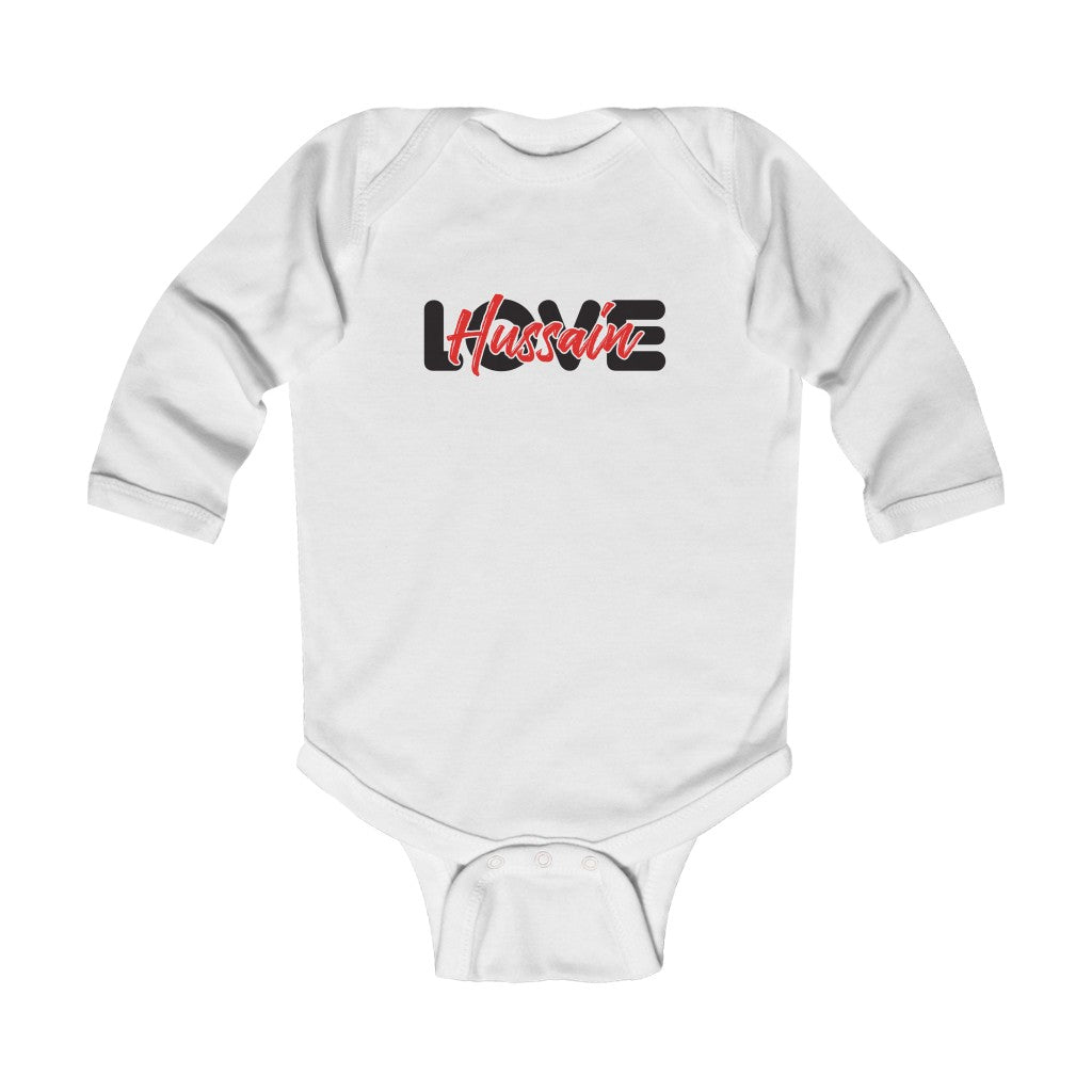 Love Hussain (as) White - Infant Long Sleeve Bodysuit