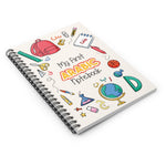 My First Arabic NoteBook - Cute Spiral Notebook Ruled Line