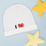 I Love Hussain (as) White - Baby Beanie