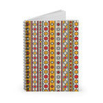 Hand drawn Ethnical African Seamless Pattern - Spiral Notebook Ruled Line