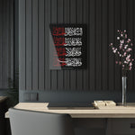 Assalamo 'Alal Hussain (as) - Acrylic Print - Majaliss, Muharram, Azadari, Ashura, Karbal, Arbaeen