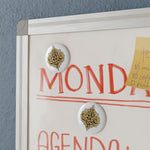 Aliyun (as) Waliyullah White and Brown Round MagnetImam