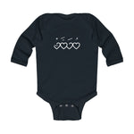 Muhammad (saw) Heart Shape - Infant Long Sleeve Bodysuit