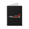 Labbaik Ya Hussain (as) With Fist - Spiral Notebook Ruled Line