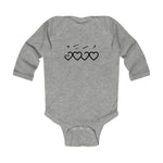 Muhammad (saw) Heart Shape - Infant Long Sleeve Bodysuit