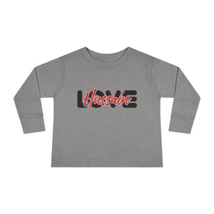 Love Hussain (as) White - Long Sleeve Shirt Toddler