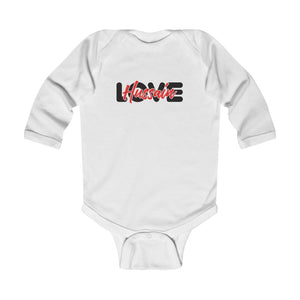 Love Hussain (as) White - Infant Long Sleeve Bodysuit