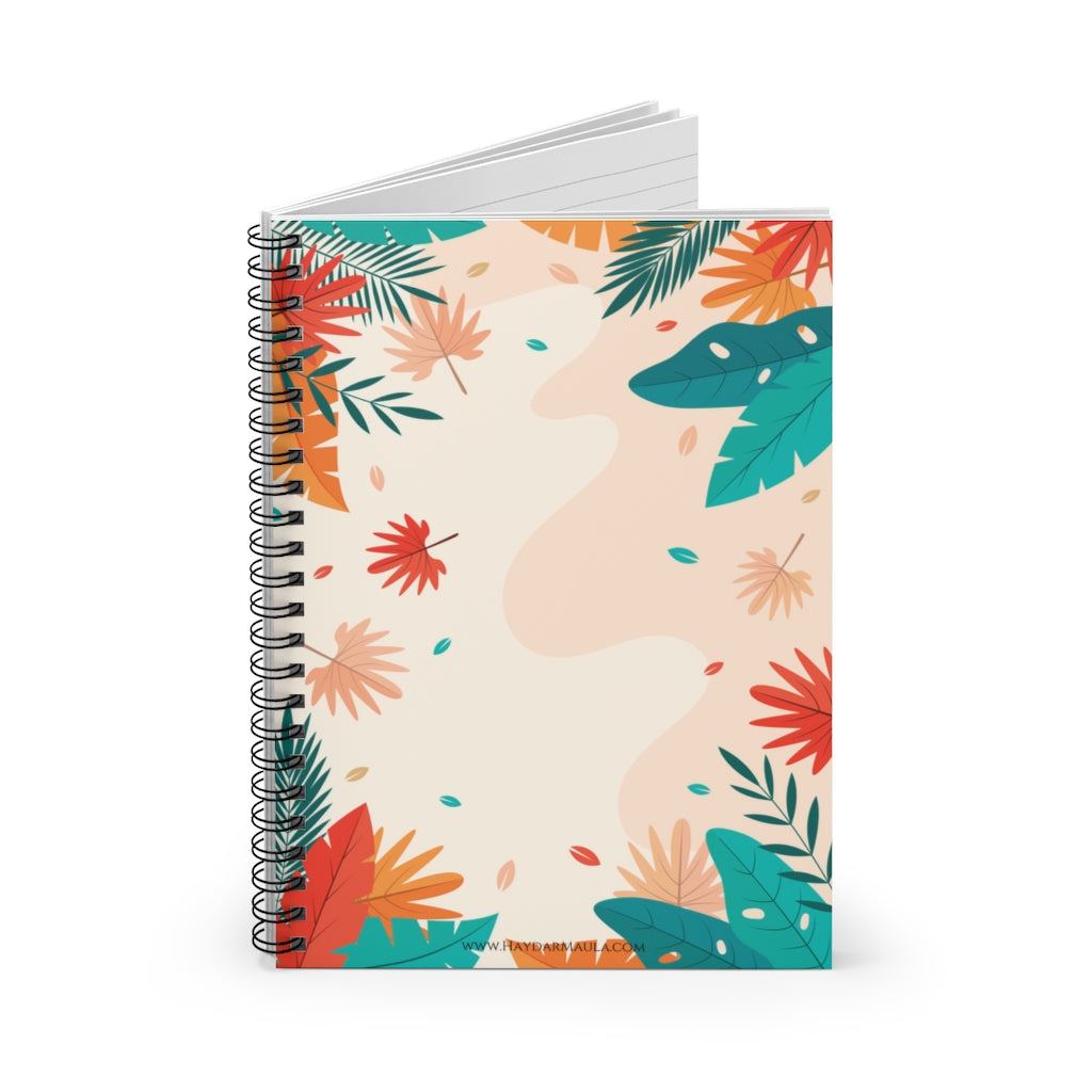 Spring Flowers Cute - Spiral Notebook Ruled Line