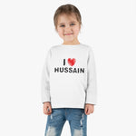 I Love Hussain (as) - Long Sleeve Shirt Toddler