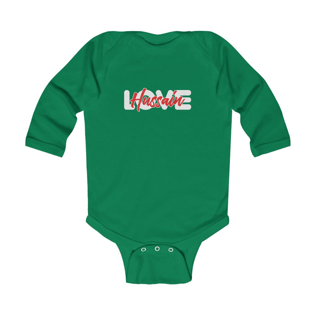 Love Hussain (as) White - Infant Long Sleeve Bodysuit