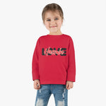 Love Hussain (as) White - Long Sleeve Shirt Toddler