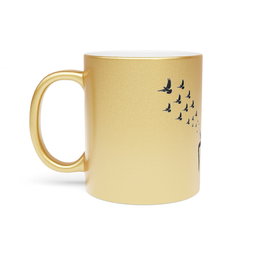 Salaam Peace - Metallic Mug Silver or Gold 11oz/0.33l