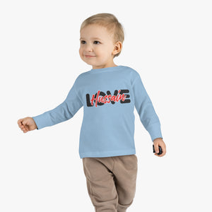 Love Hussain (as) White - Long Sleeve Shirt Toddler