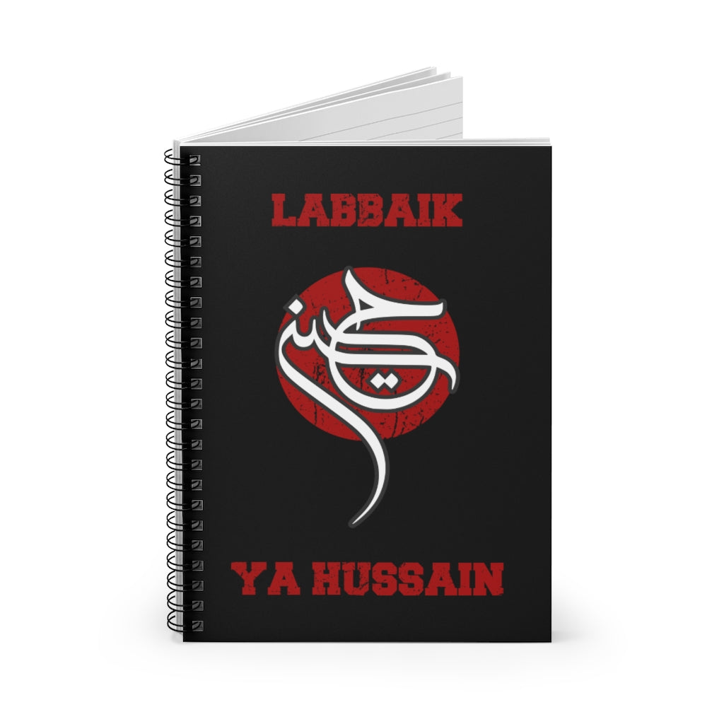 Labbaik Ya Hussain (as) - Spiral Notebook Ruled Line