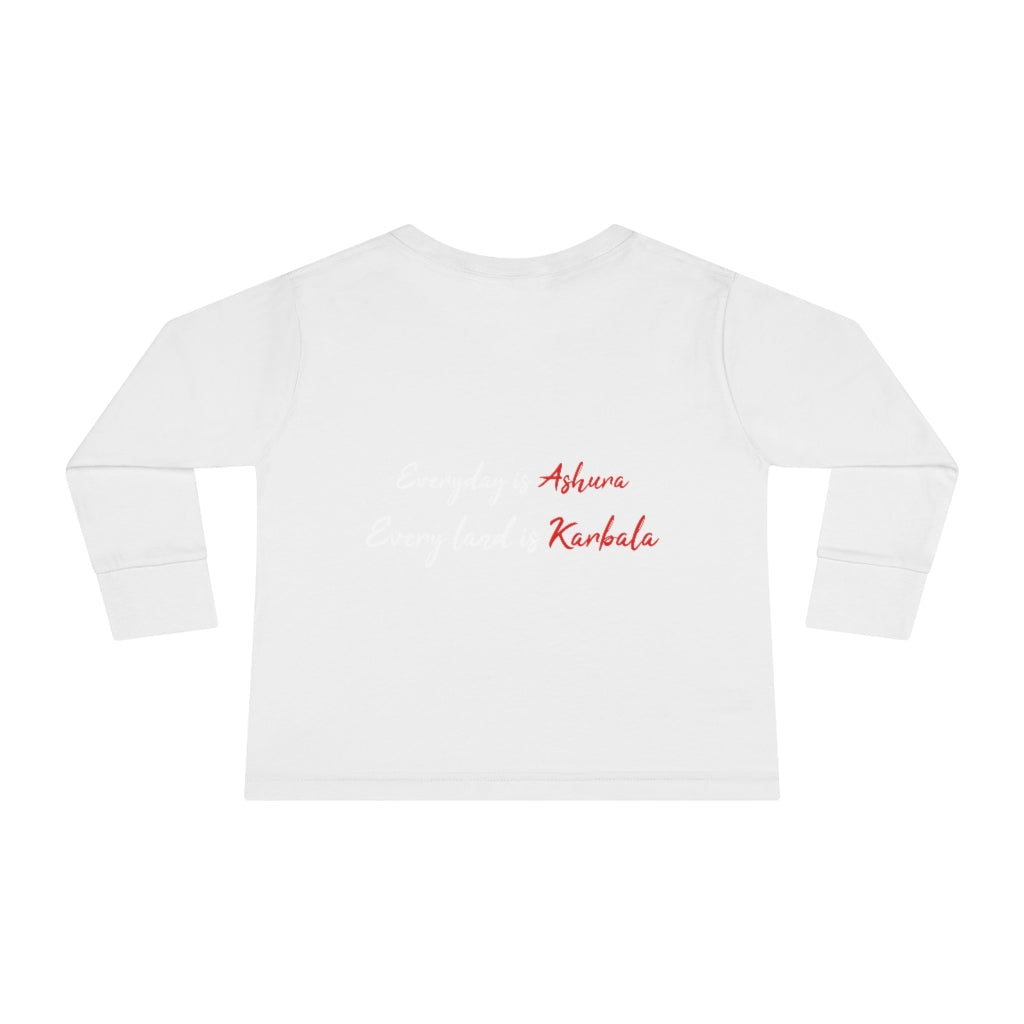 Love Hussain (as) White - Long Sleeve Shirt Toddler