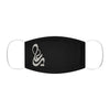 Ya Ali (as) Silver Calligraphy - Snug-Fit Polyester Face Mask