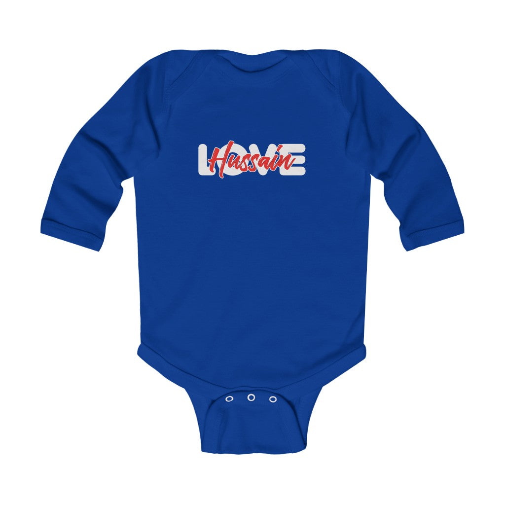 Love Hussain (as) White - Infant Long Sleeve Bodysuit