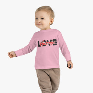 Love Hussain (as) White - Long Sleeve Shirt Toddler