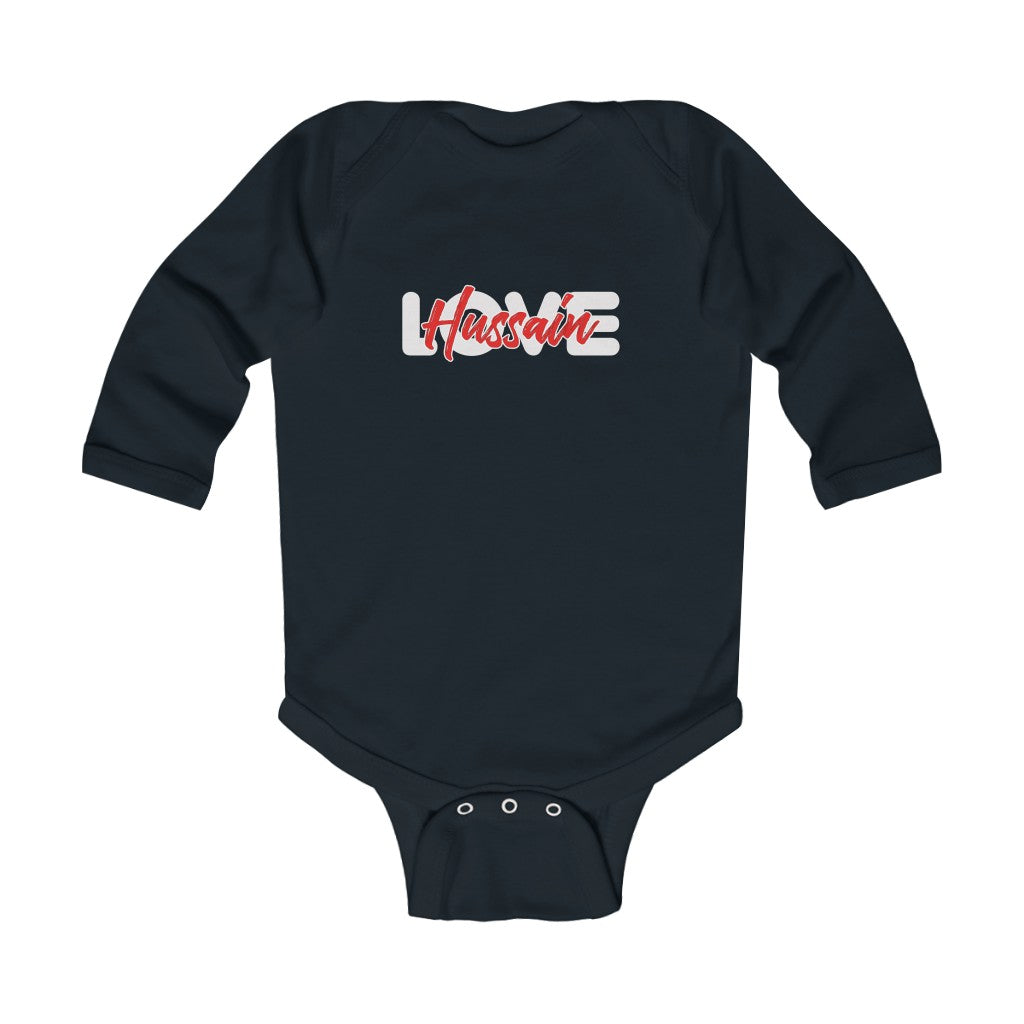 Love Hussain (as) White - Infant Long Sleeve Bodysuit