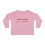 Live Like Ali (as) Die Like Hussain (as) - Long Sleeve Shirt Toddler