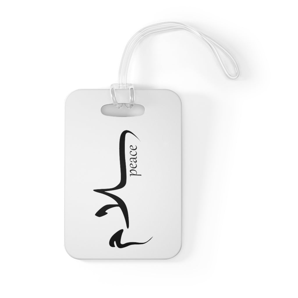 Salaam Peace Arabic Luggage Tag White