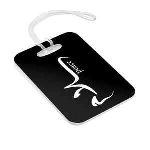 Salaam Peace Arabic Luggage Tag Black