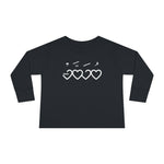 Muhammad (saw) Heart Shape - Long Sleeve Shirt Toddler