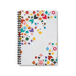 Cute Geometrical Shapes - Spiral Notebook Ruled Line