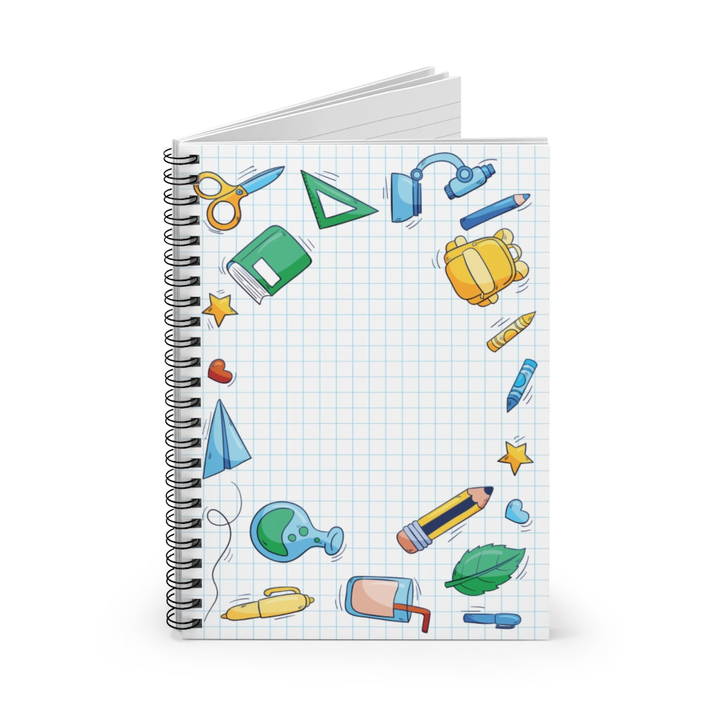 School Design - Cute Spiral Notebook Ruled Line