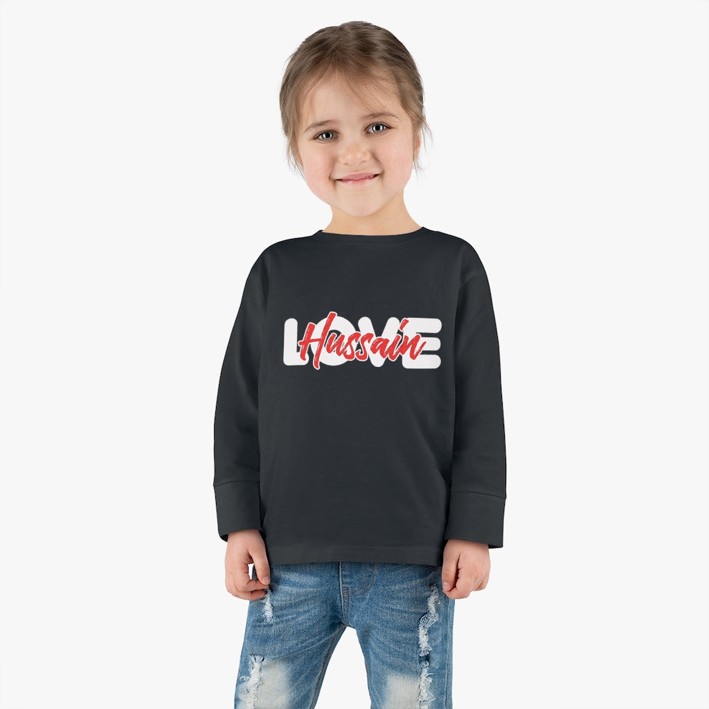 Love Hussain (as) White - Long Sleeve Shirt Toddler