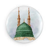 Holy Prophet (saw) Mosque Rasulallah (saw) Watercolor Round Magnet