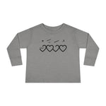 Muhammad (saw) Heart Shape - Long Sleeve Shirt Toddler