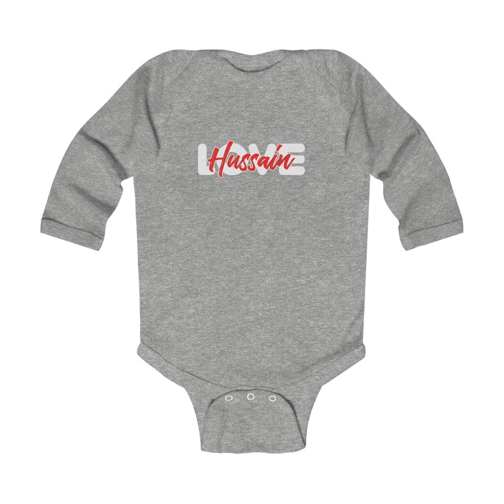 Love Hussain (as) White - Infant Long Sleeve Bodysuit