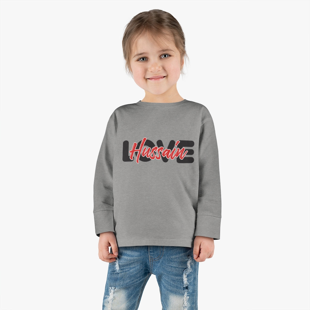 Love Hussain (as) White - Long Sleeve Shirt Toddler