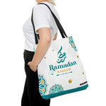 Ramadan Mubarak Tote Bag - Islamic bag, Eid gift, Mosque bag, Prayer bag, Holy month
