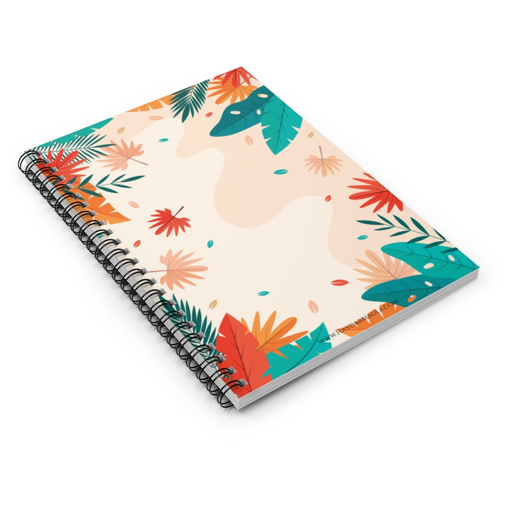 Spring Flowers Cute - Spiral Notebook Ruled Line