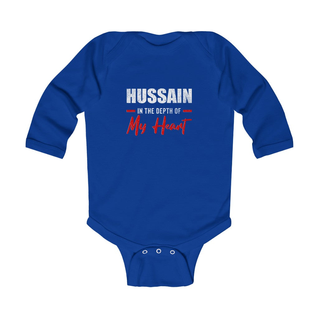 Hussain (as) In The Depth Of My Heart - Infant Long Sleeve Bodysuit