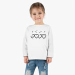 Muhammad (saw) Heart Shape - Long Sleeve Shirt Toddler