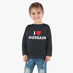 I Love Hussain (as) - Long Sleeve Shirt Toddler