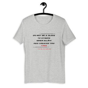 Do Not Be A Slave - Short Sleeve T-Shirt WOMEN