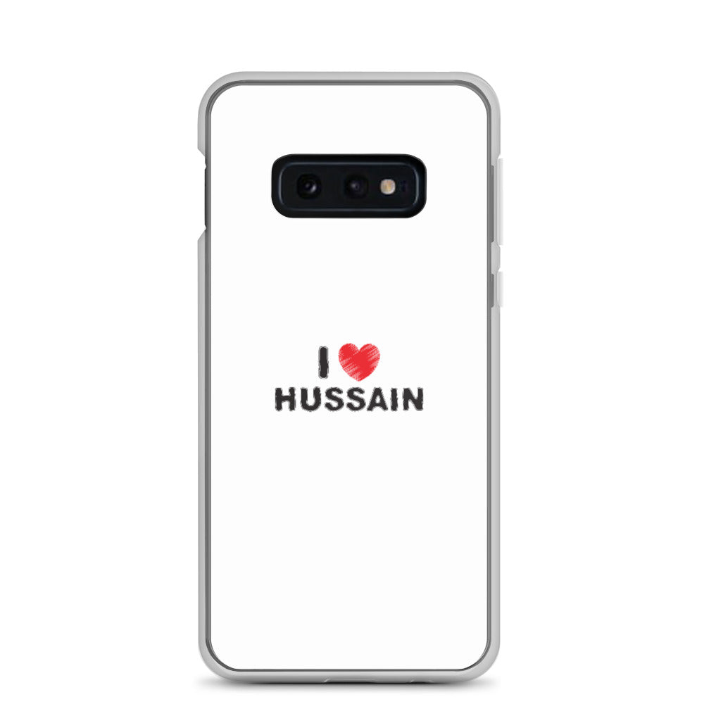 I Love Hussain (as) - Samsung Case White