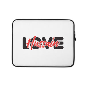 Love Hussain (as) - Laptop Sleeve White