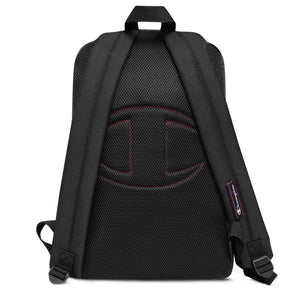 I Love Hussain (as) - Embroidered CHAMPION Backpack Black