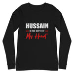 Hussain (as) In The Depth Of My Heart - Long Sleeve Shirt WOMEN