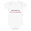 Live Like Ali (as) Die Like Hussain (as) - Baby Onesie