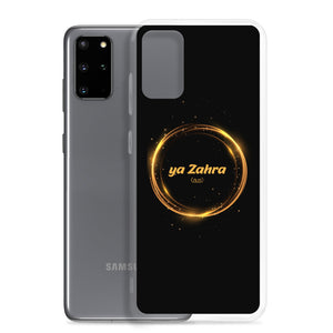 Ya Zahra (as) - Samsung Case Black Gold Circle