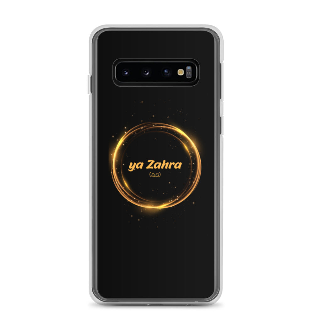 Ya Zahra (as) - Samsung Case Black Gold Circle