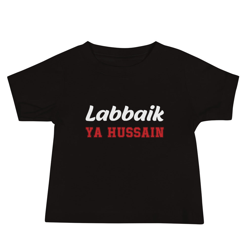 Labbaik  Ya Hussain (as) Is Calling - Short Sleeve Premium Baby T-Shirt