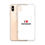 I Love Hussain (as) - iPhone Case White