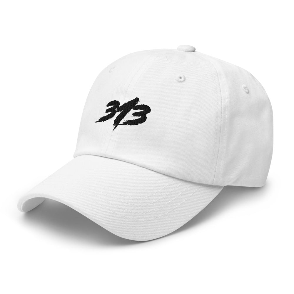 313 Black - Dad Hat Embroidered